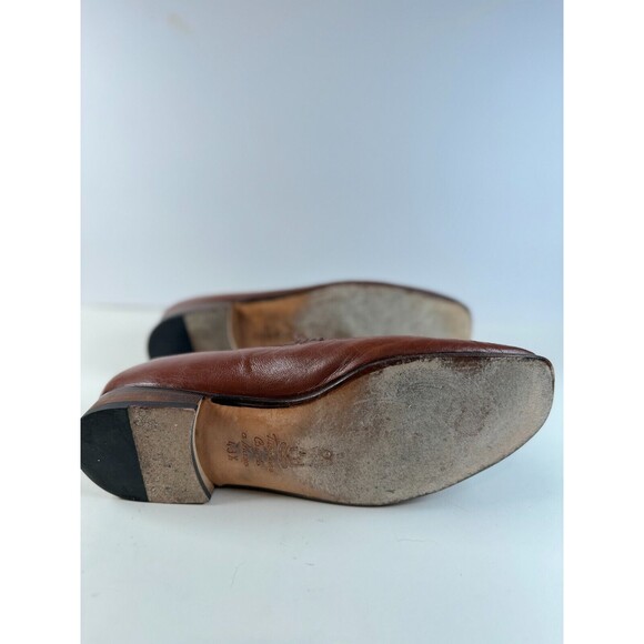 Firenze Mens Shoes Brown Leather Penny Loafer Slip On Classic EU 43.5 US 11 main image 7